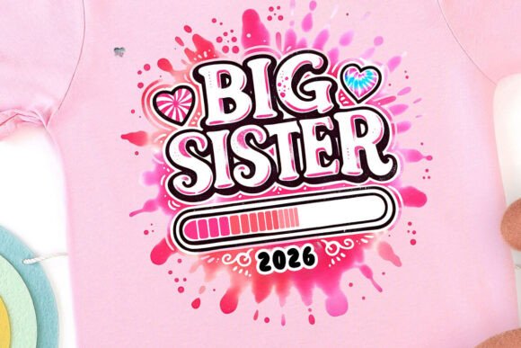 Big Sister Loading 2026: The Perfect Tie-Dye Announcement