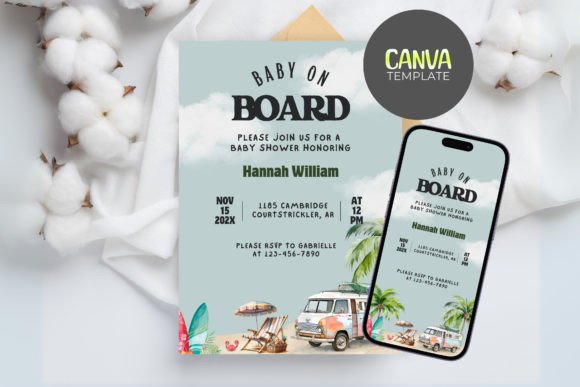 Celebrate in Style: The Perfect Baby on Board Baby Shower Invitation