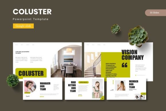 Coluster: A Versatile Google Slides Template for Every Project