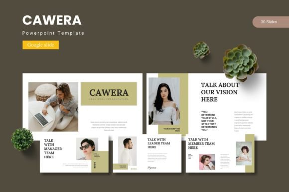 Design Smarter Presentations with Cawera - Google Slide Template