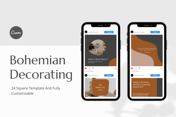 Effortless Branding with the Bohemian Canva Instagram Template
