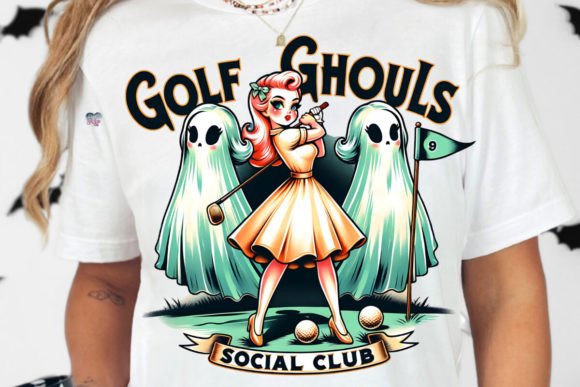 Golf Ghouls Social Club PNG: Spooky & Stylish Halloween Designs