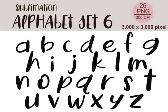 Sublimation Alphabet Set 6: Your Go-To for Bold, Clean Designs