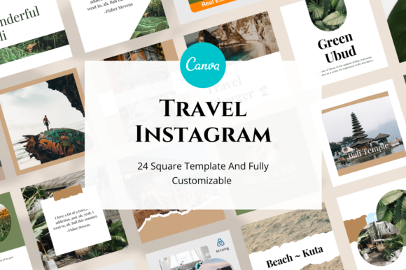 Travel Canva Instagram Template: Your Visual Passport to a Cohesive Feed