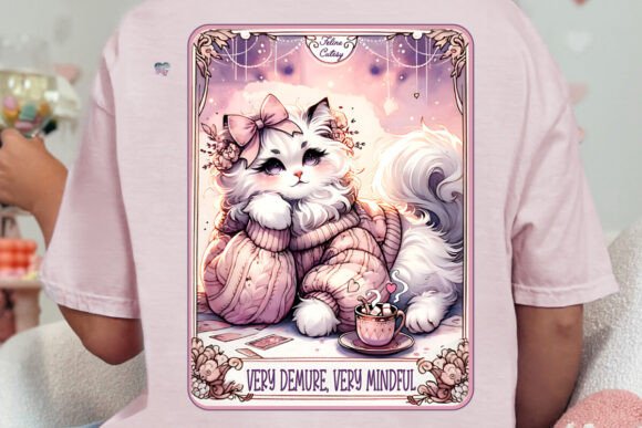 Whimsical & Wise: The Demure Tarot PNG Collection for Makers